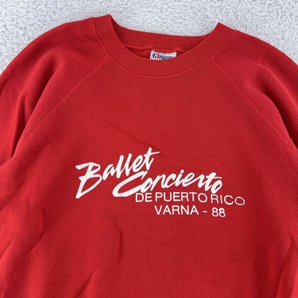 Vintage Ballet Concierto De Puerto Rico Sweater Mens M Hanes Varna 1988 Crew - Picture 1 of 10